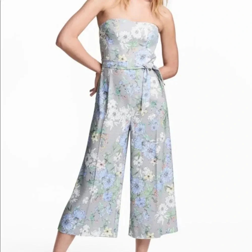 H&M Floral Jumpsuit